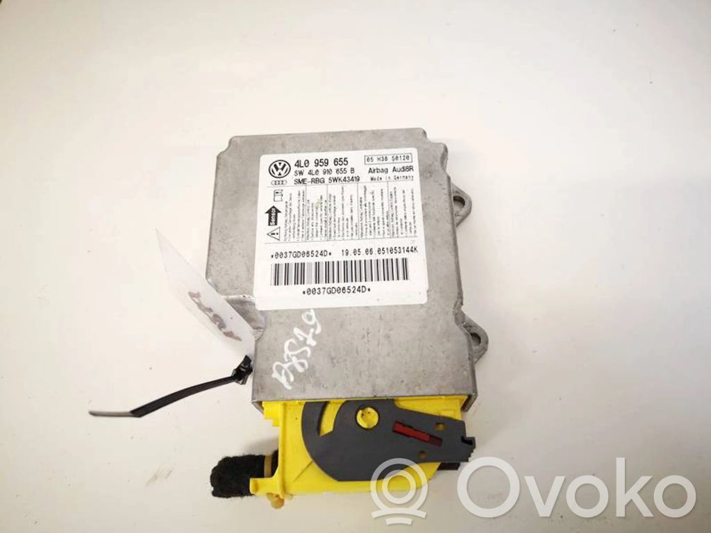 Unidad de control/módulo del Airbag   4L0959655,4L0910655B,4L0910655B,4L0959655