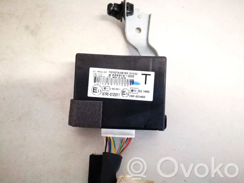 Unité de commande dispositif d'immobilisation   897800F030,897800F030,897800F030,897800F030