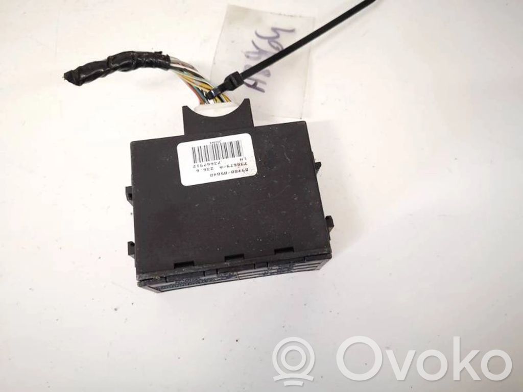 Toyota Avensis T250 Alte unități/module de control 