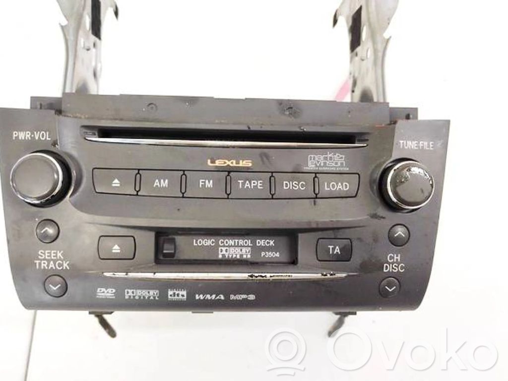 Lexus GS 300 350 430 450H Unitate principală radio/CD/DVD/GPS 