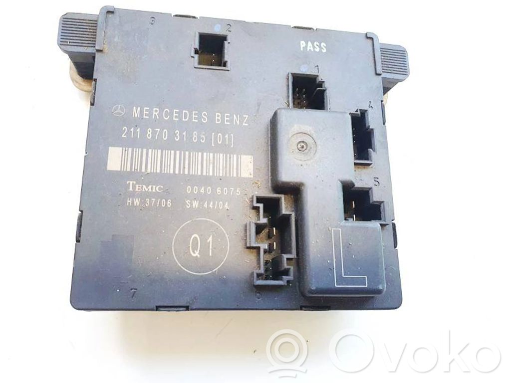Unidad de control/módulo de la puerta   2118703185,00406075,00406075,2118703185