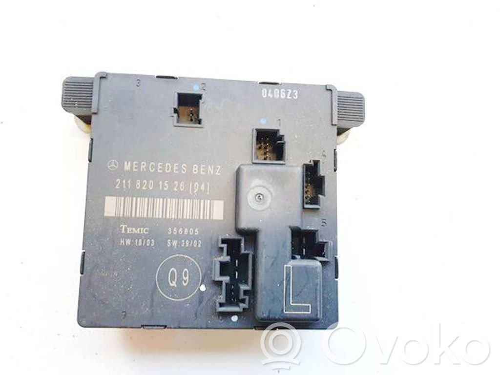 Unité de commande module de porte   2118201526,2118201526