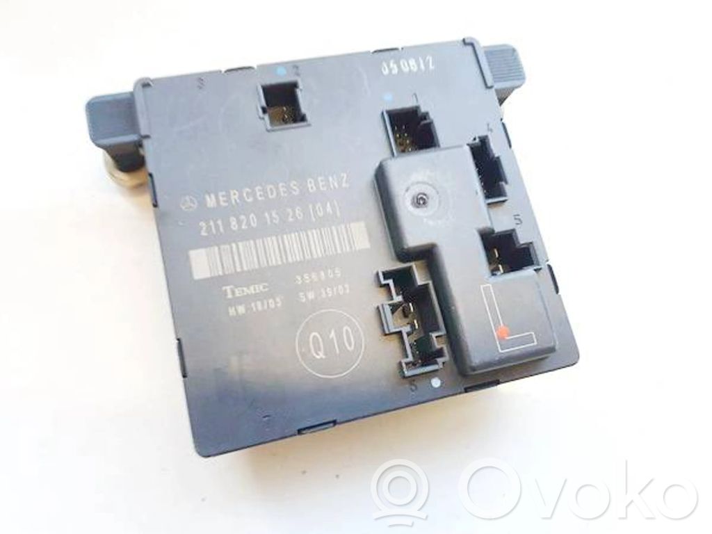 Centralina/modulo portiere   2118201526,356805,2118201526,356805