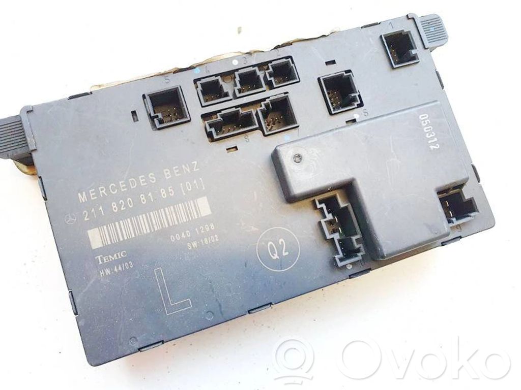 Unitate/modul comandă uși   2118208185,00401298,00401298,2118208185