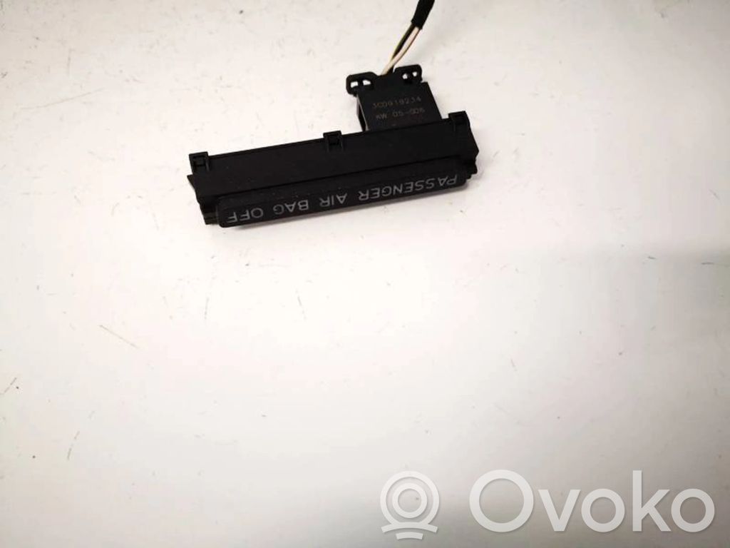 Volkswagen PASSAT B6 Interruttore airbag passeggero on/off