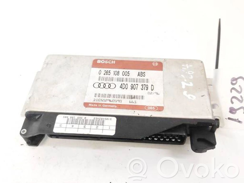 Unidad de control/módulo del ABS   4D0907379D,0265108005,0265108005,4D0907379D
