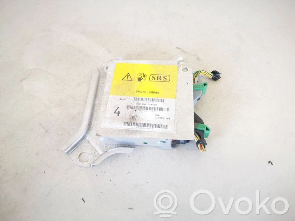 Toyota Aygo AB10 Centralina/modulo airbag 