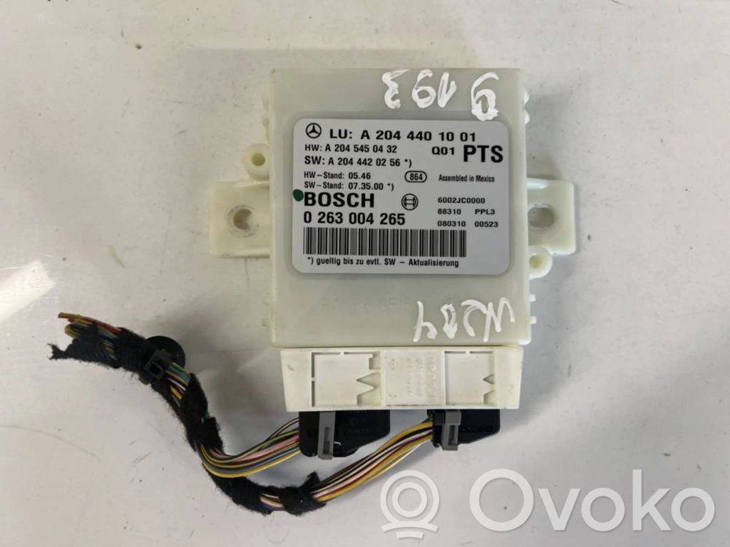 Mercedes-Benz C AMG W204 Unitate/modul de comandă parcare PDC 