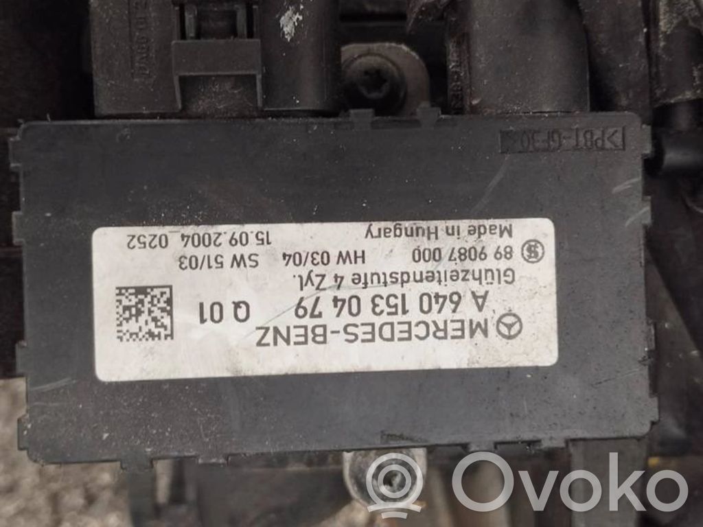 Mercedes-Benz A W169 Relé de la bujía de precalentamiento