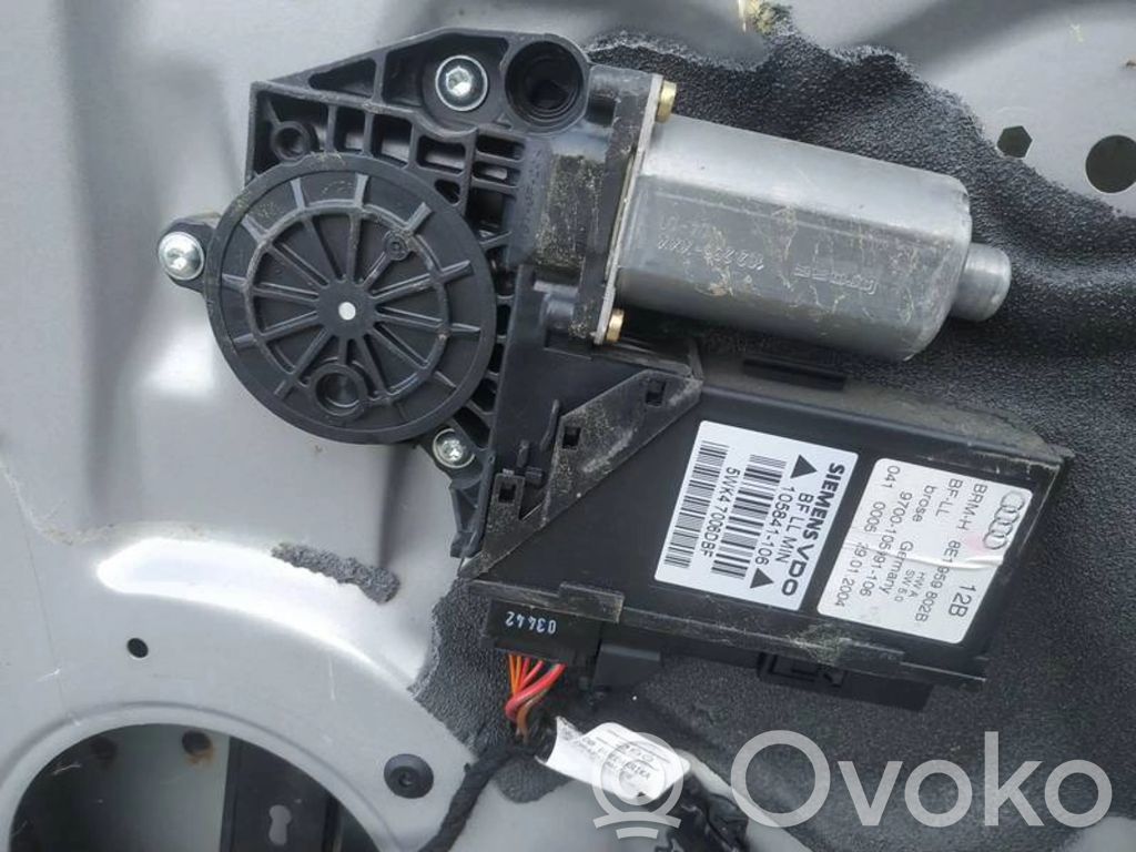 Audi A4 S4 B6 8E 8H Silnik regulatora szyby drzwi przednich 