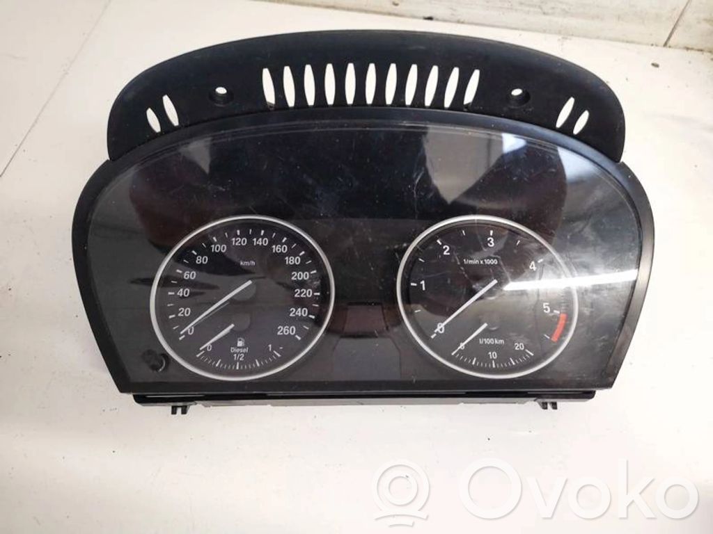 BMW 5 E60 E61 Compteur de vitesse tableau de bord