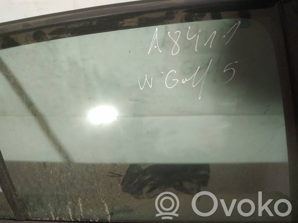 Volkswagen Golf V Vetro del finestrino della portiera posteriore 