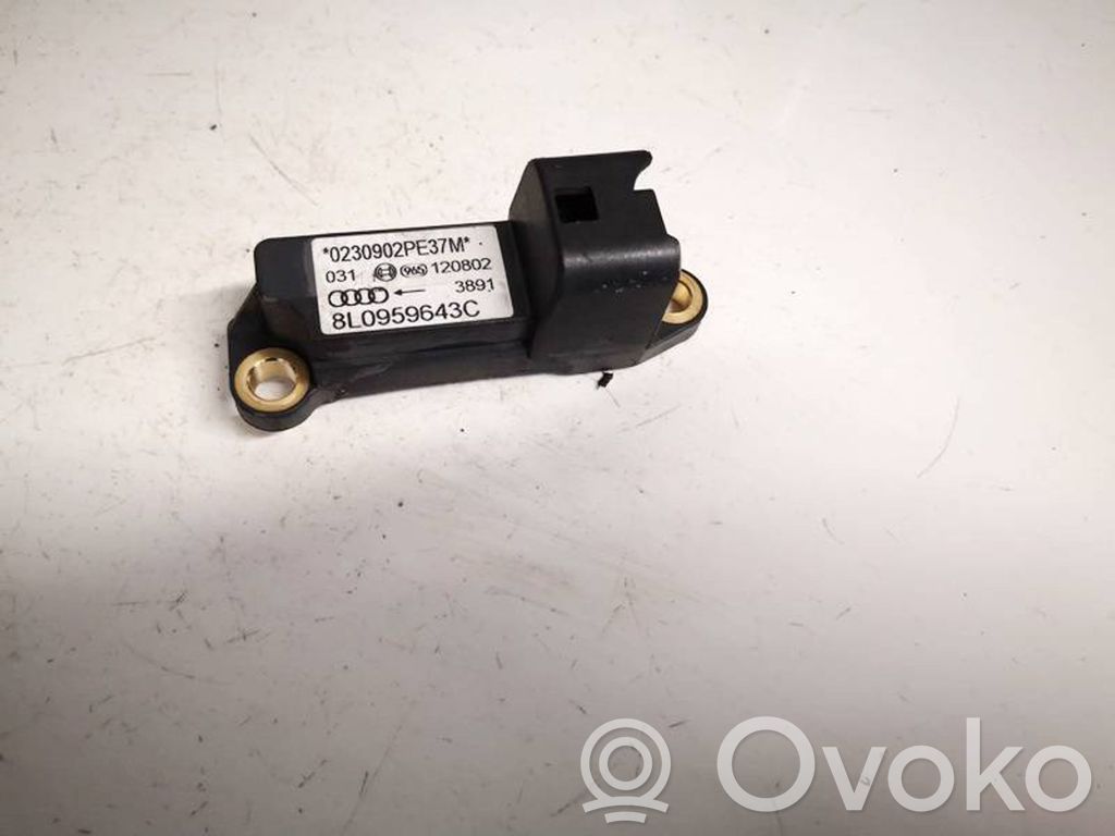 Sensor impacto/accidente para activar Airbag   8L0959643C,8L0959643C