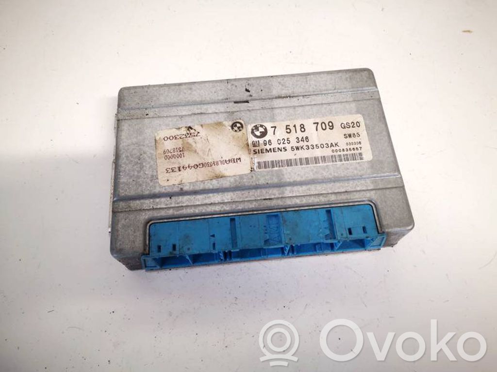 Unidad de control/módulo de la caja de cambios   7518709,96025346,5WK33503AK,7518709,96025346