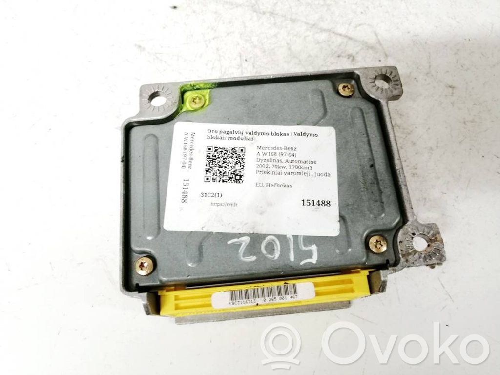 Centralina/modulo airbag   0285001467,0028203826,0028203826,0285001467