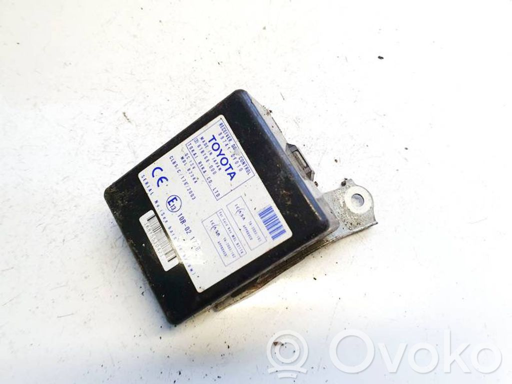 Toyota Corolla Verso E121 Moduł / Sterownik immobilizera 