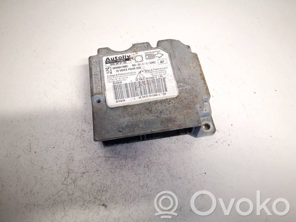 Peugeot 407 Unitate/modul de comandă airbaguri 