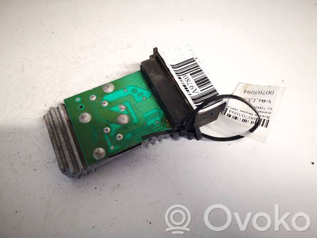 Renault Scenic I Motorino ventola riscaldamento/resistenza ventola 