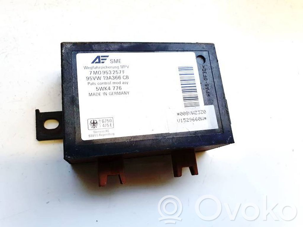 Volkswagen Sharan Unitate/modul comandă imobilizator 