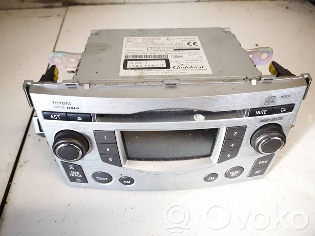 Toyota Verso Unità principale autoradio/CD/DVD/GPS 