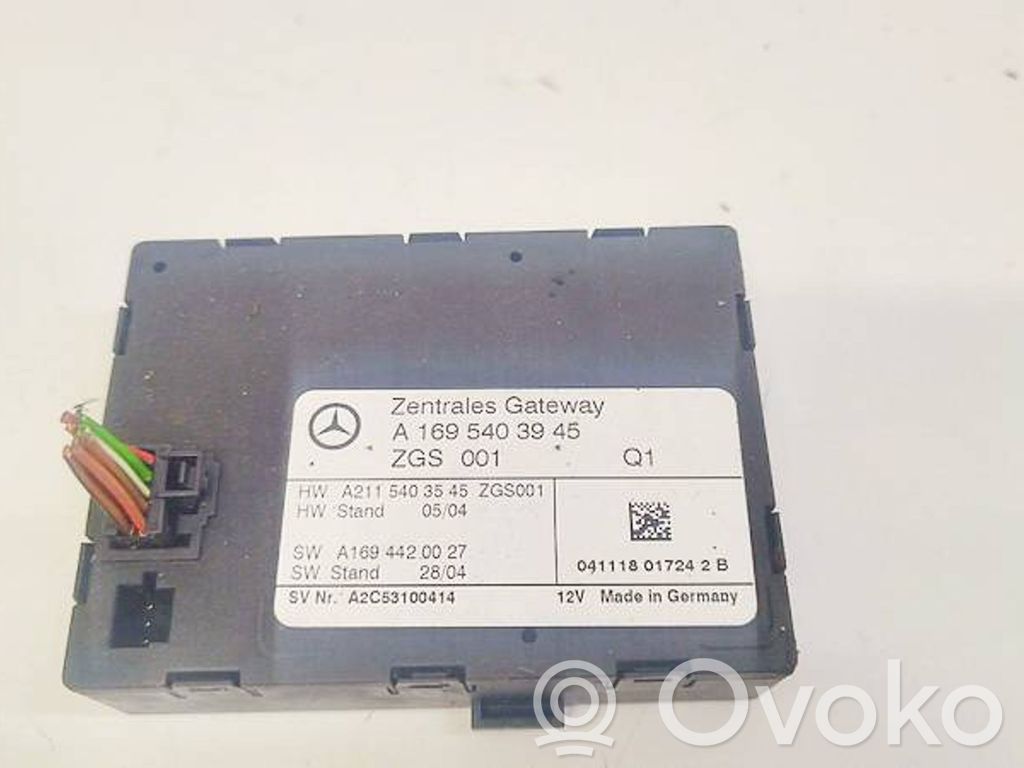 Mercedes-Benz A W169 Altre centraline/moduli