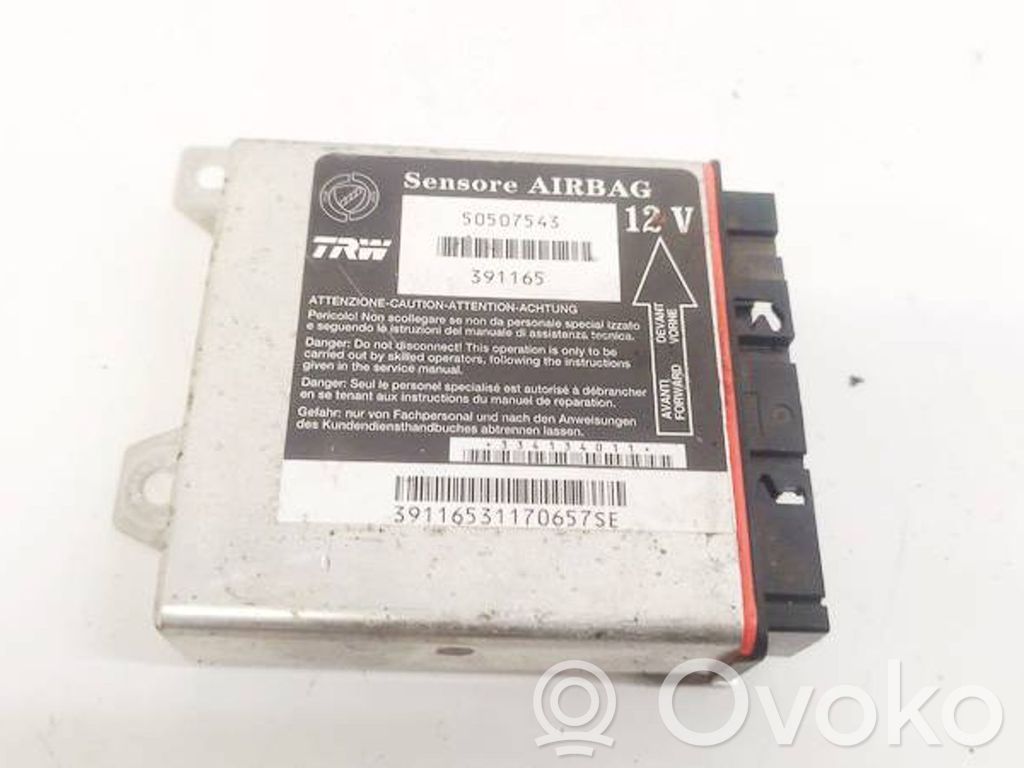 Centralina/modulo airbag   50507543,391165,391165,50507543