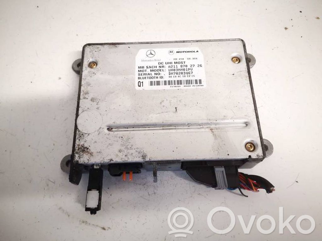 Modul unitate control Bluetooth   A2118702726,A2118702726