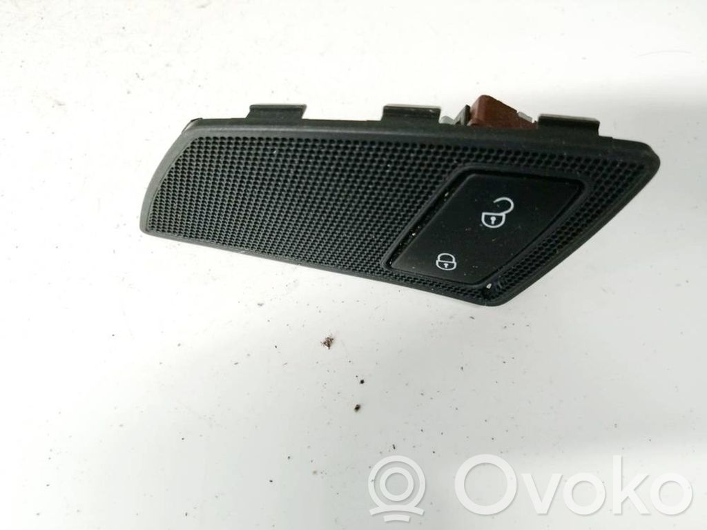 Skoda Superb B6 (3T) Interruttore a pulsante della chiusura centralizzata 