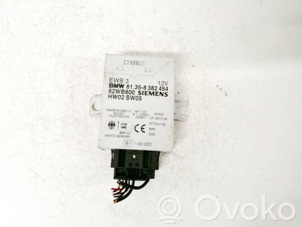BMW 5 E39 Unitate/modul comandă imobilizator 