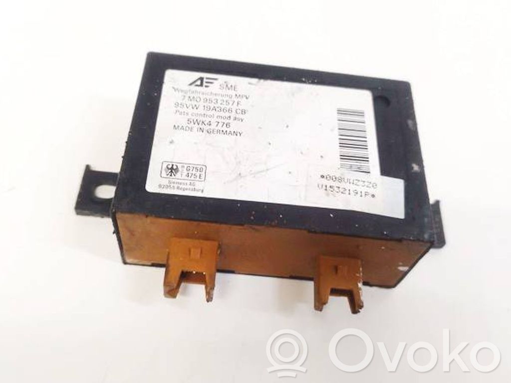 Unidad de control/módulo inmovilizadora   7M0953257F,95VW19A366CB,5WK4776,7M0953257F,95VW19A366CB