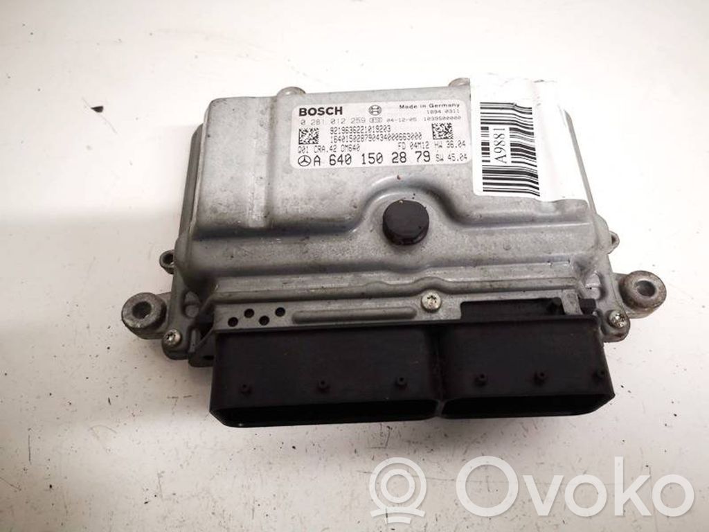 Mercedes-Benz A W169 Engine control unit/module 