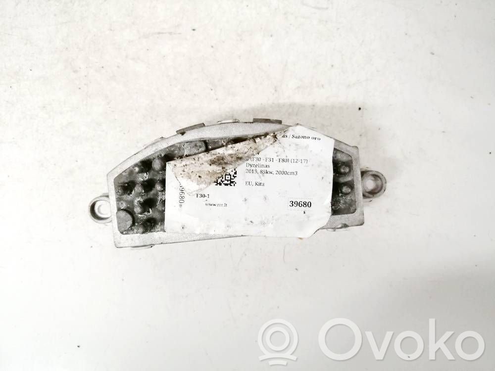 BMW 3 F30 F35 F31 Motorino ventola riscaldamento/resistenza ventola