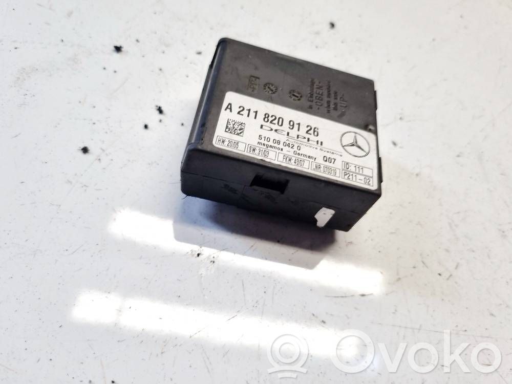Centralina/modulo allarme   A2118209126,A2118209126