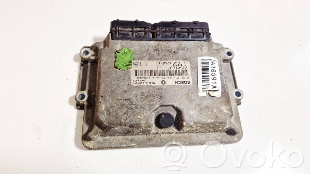 Engine control unit/module   73501237,0281010337,0281010337,73501237