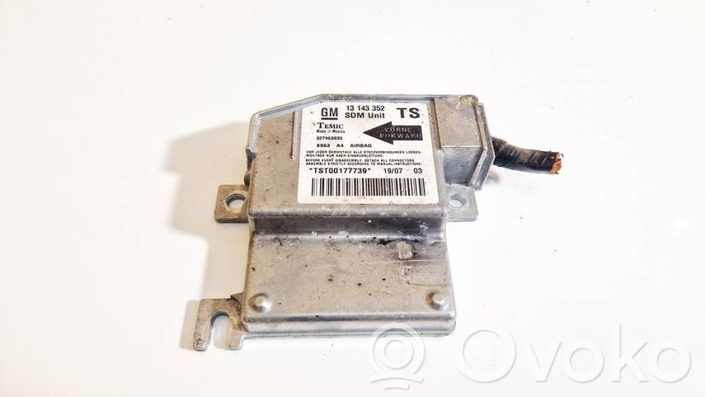 Opel Combo C Airbag control unit/module 