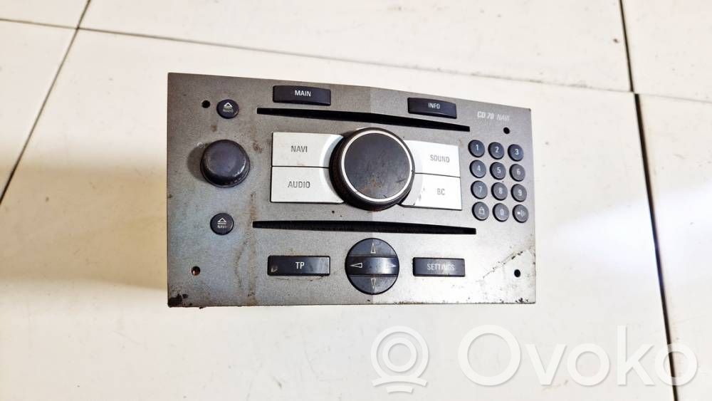 Opel Astra H Unità principale autoradio/CD/DVD/GPS 