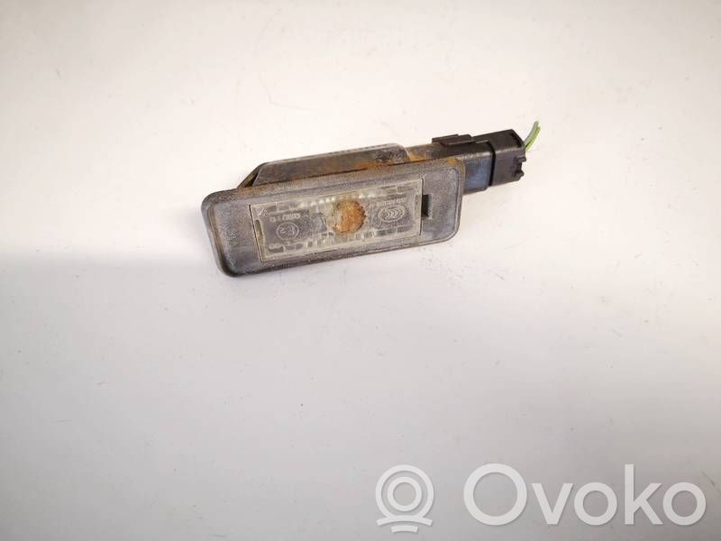 Citroen C5 Lampa oświetlenia tylnej tablicy rejestracyjnej 