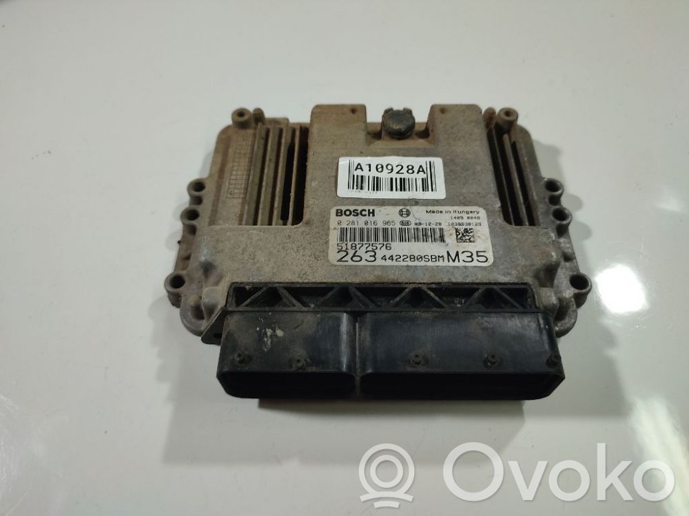 Fiat Doblo Engine control unit/module 