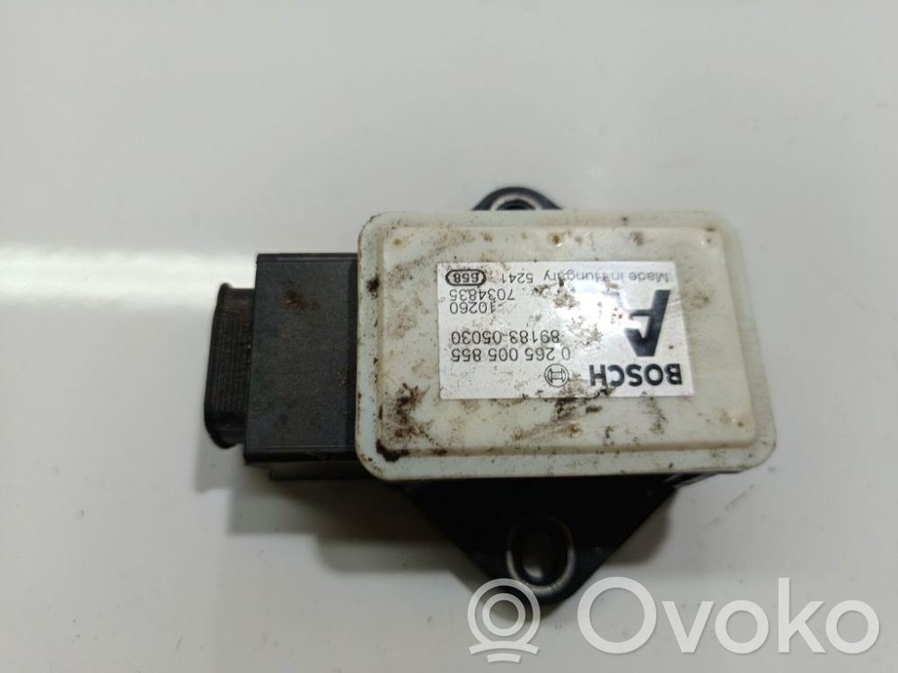 Toyota Avensis T270 Sensor ESP de aceleración de frecuencia del intermitente 