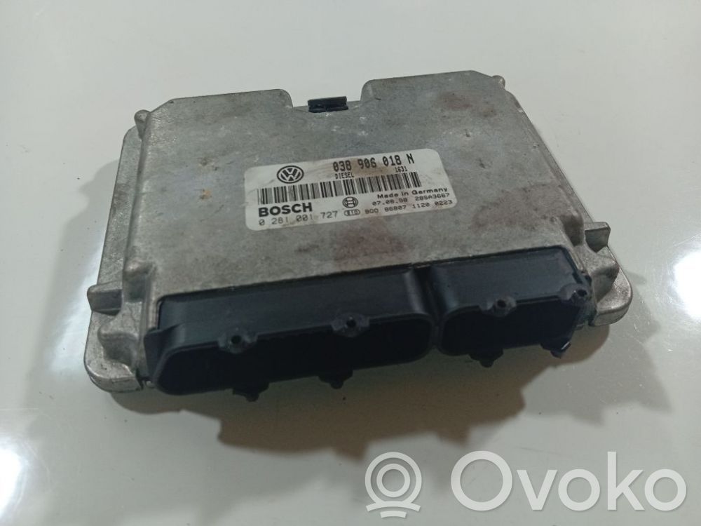 Engine control unit/module   038906018N,0223,0281001727,038906018N,070898,070898,1631,28SA3667,800868071120