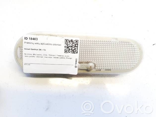 Nissan Qashqai+2 Illuminazione sedili anteriori 