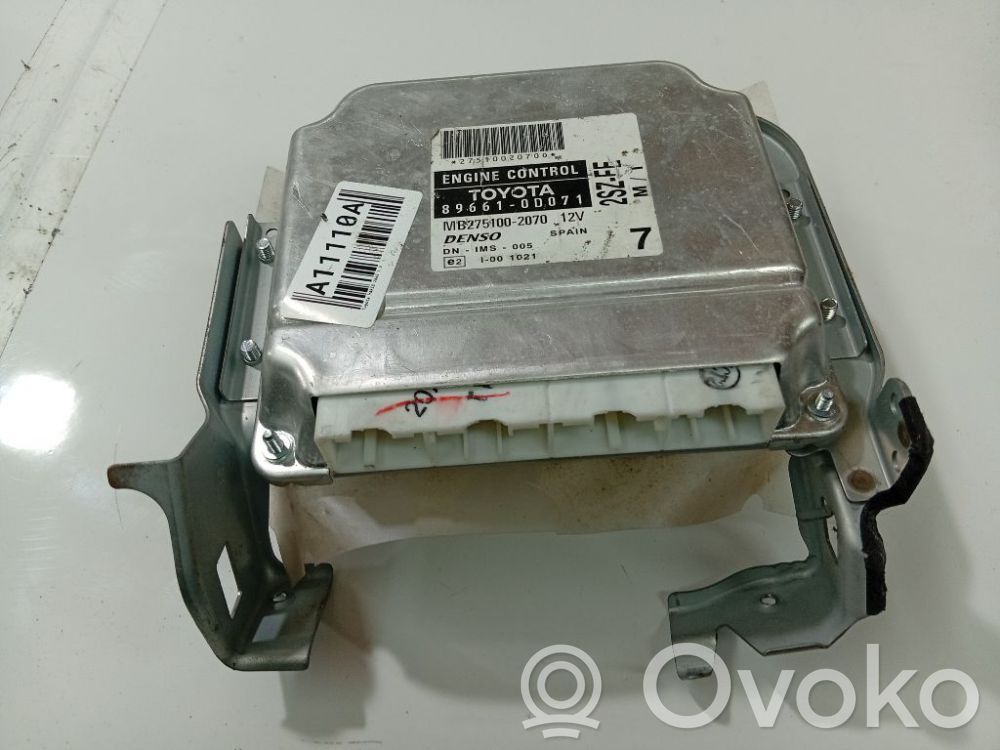 Engine control unit/module   896610D071,2751002070,2751002070,896610D071,896610D071