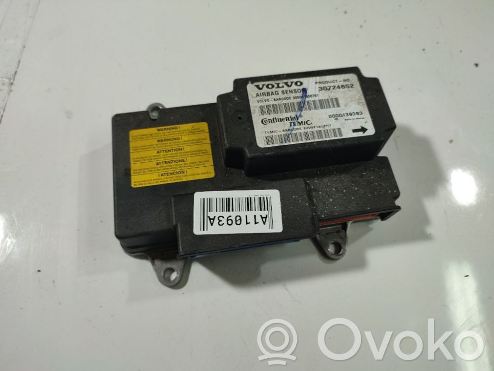 Unidad de control/módulo del Airbag   30724652,00001393B3,005061300761,30724652,F4V5F13APR7