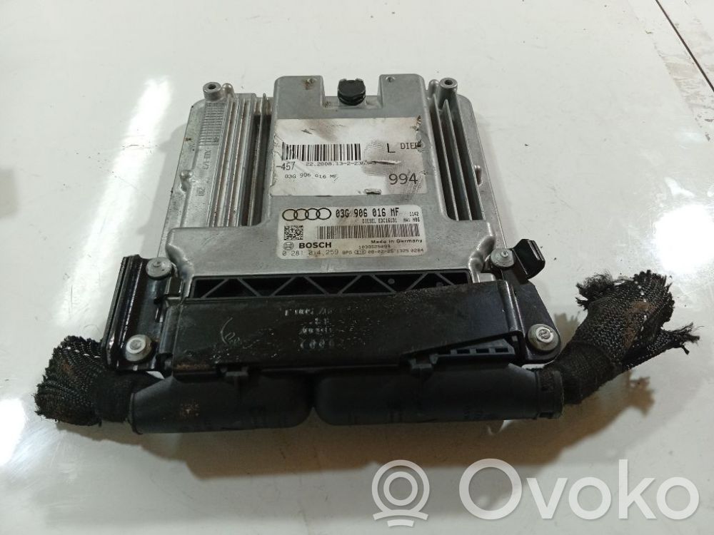 Unidad de control/módulo del motor   03G906016MF,0281014259,03G906016MF