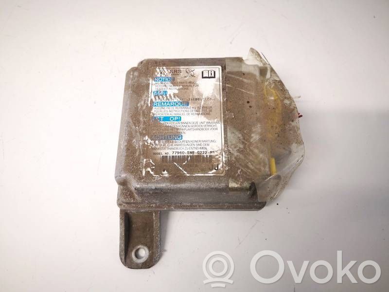 Centralina/modulo airbag   77960SNBG222M1,77960SNBG222M1,77960SNBG222M1