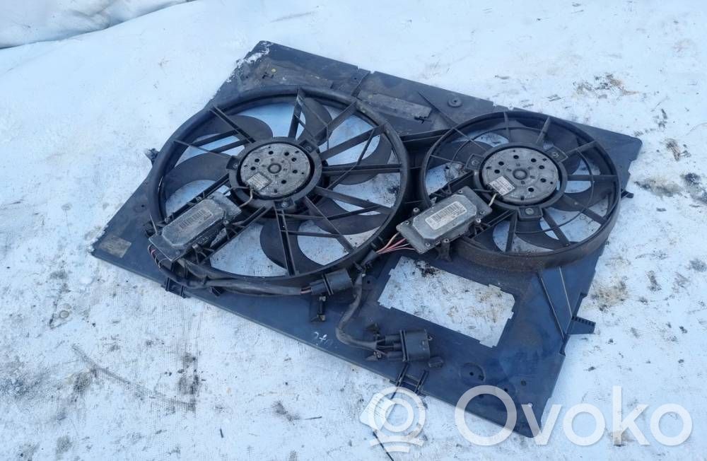 Volkswagen Touareg I Suport ventilator radiator 