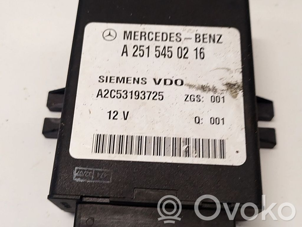 Mercedes-Benz R W251 Inne komputery / moduły / sterowniki 