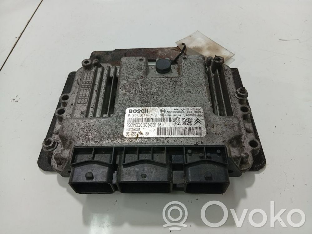 Engine control unit/module   0281014729,0281014729,1039S20168,9653958980,9665674480,EDC16C34