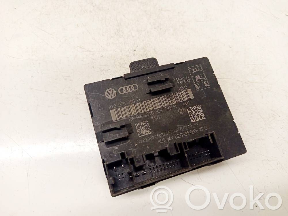 Unité de commande module de porte   8T0959795H,8T0959795H,8T0959795Q