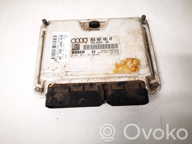Unidad de control/módulo del motor   8E0907401AF,0281012142,0281012142,8E0907401AF